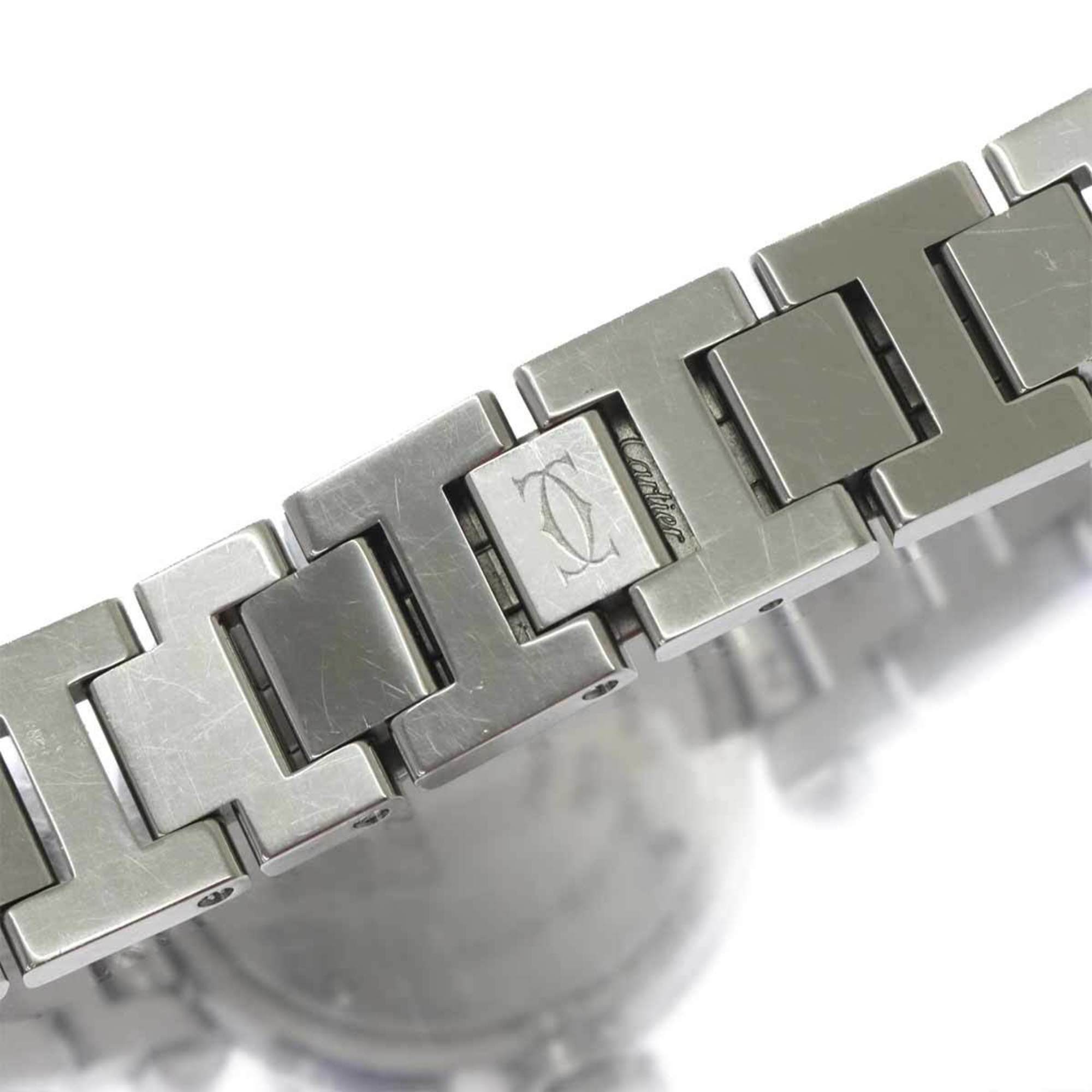 Pre-Owned Cartier Miss Pasha W3140007 Women's Watch Silver Dial Quartz (Good)