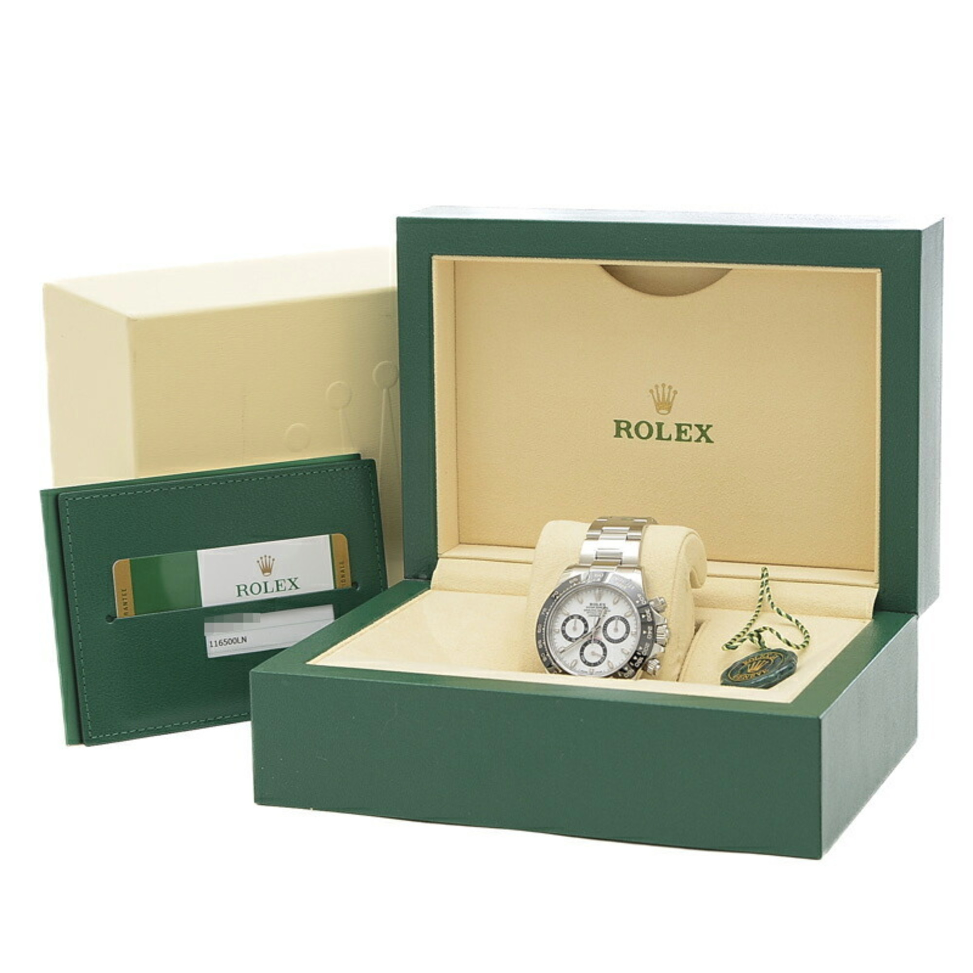 Pre-Owned Rolex Daytona Watch 116500LN White Dial Random Serial 2020 Men's (Good)