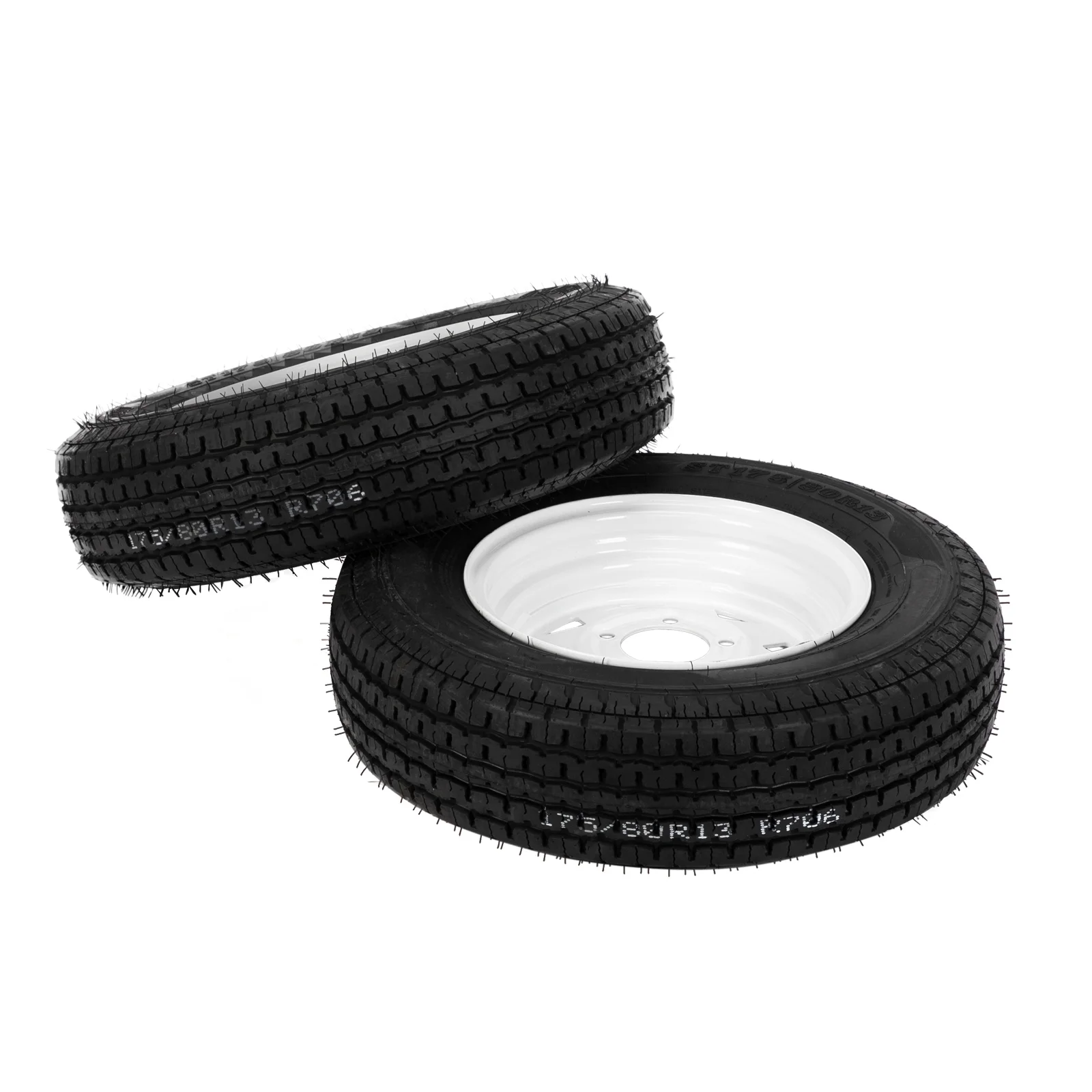 2-Pk Trailer Tire & Rim ST175/80R13 13