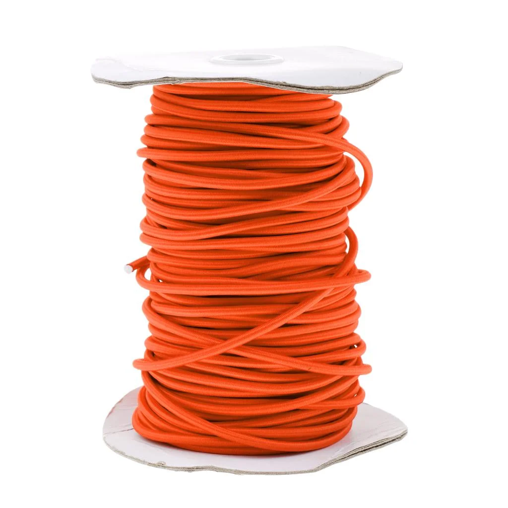 Multipurpose High Strength 0.16 inch Elastic Elastic Rope Shock Cord Car Roof Racks Trailers Boats 1.6 6ft , 50m