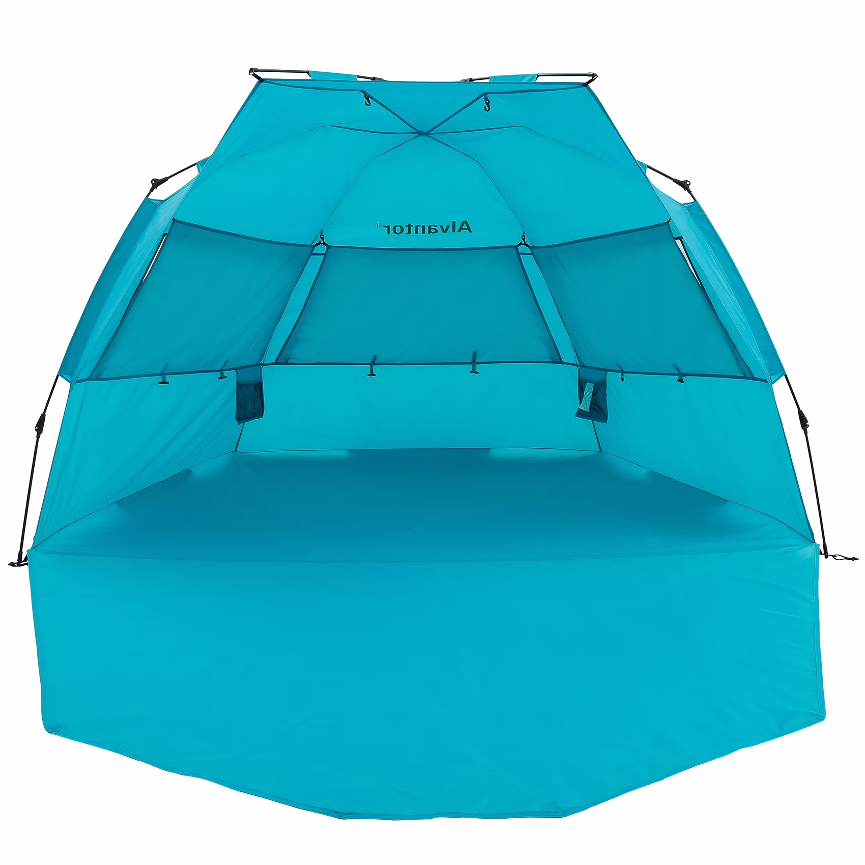 Beach Tent Sun Shelter Super Bluecoas Automatic Pop Up UPF 50+ Sun Shade Portable by Alvantor