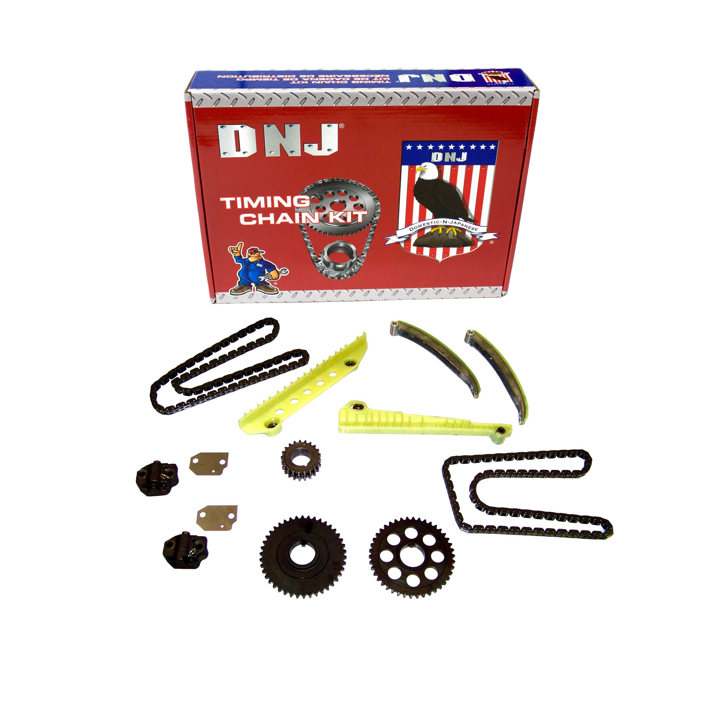 DNJ TK4155 Timing Chain Kit Fits Cars & Trucks 97-00 Ford E-150 Econoline 4.6L SOHC 16v Fits select: 1997-1999 FORD F150, 1997-2000 FORD EXPEDITION