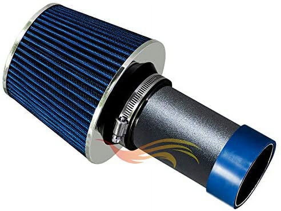 RW SERIES - MATTE BLACK PIPE BLUE - SHORT RAM INTAKE Compatible For 98-04 CHRYSLER 300M / LHS/CONCORDE/EAGLE VISION