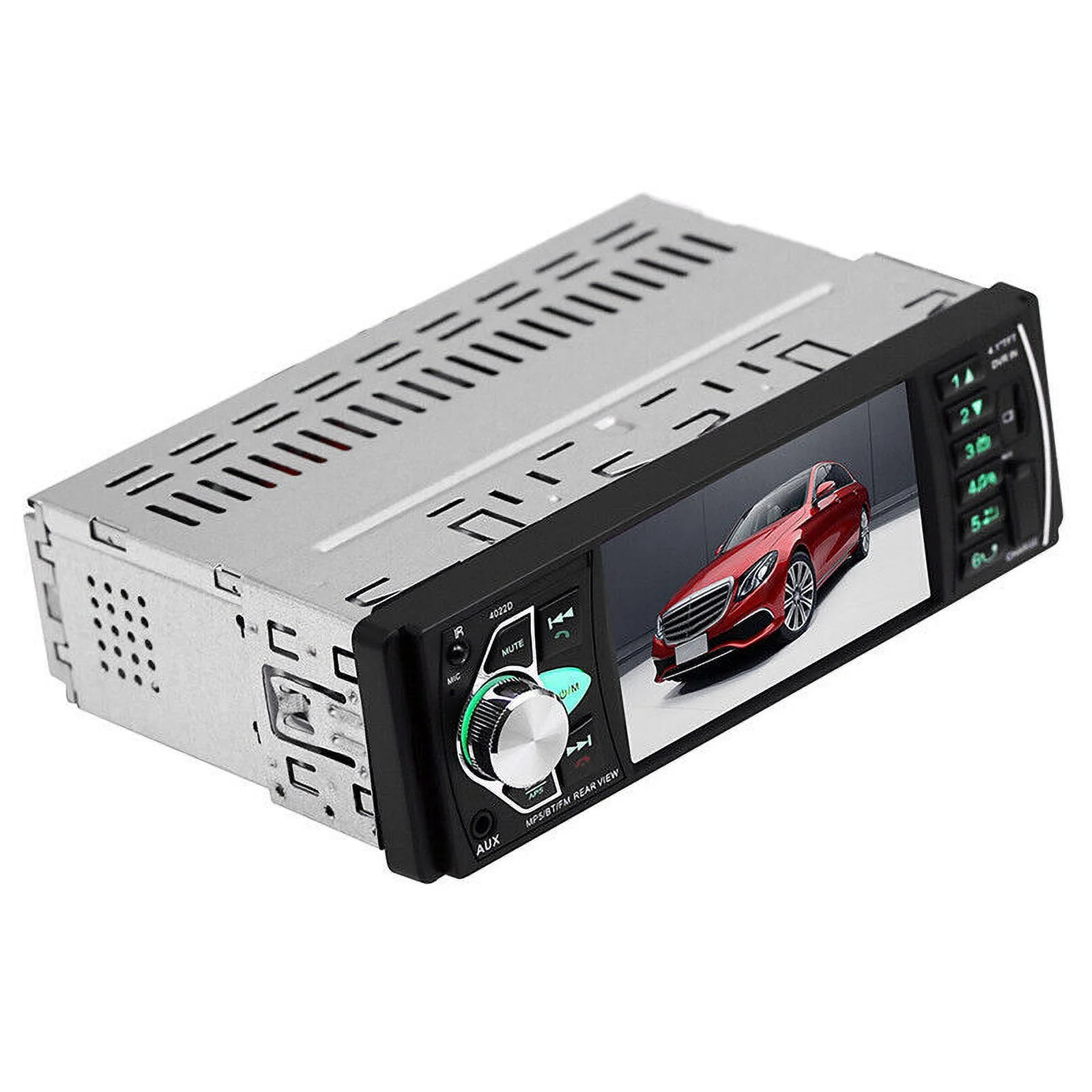 4.1 inch Car Radio Player FM Radio Music Display 1080P High Definition Display USB MP5 Player with Remote Control