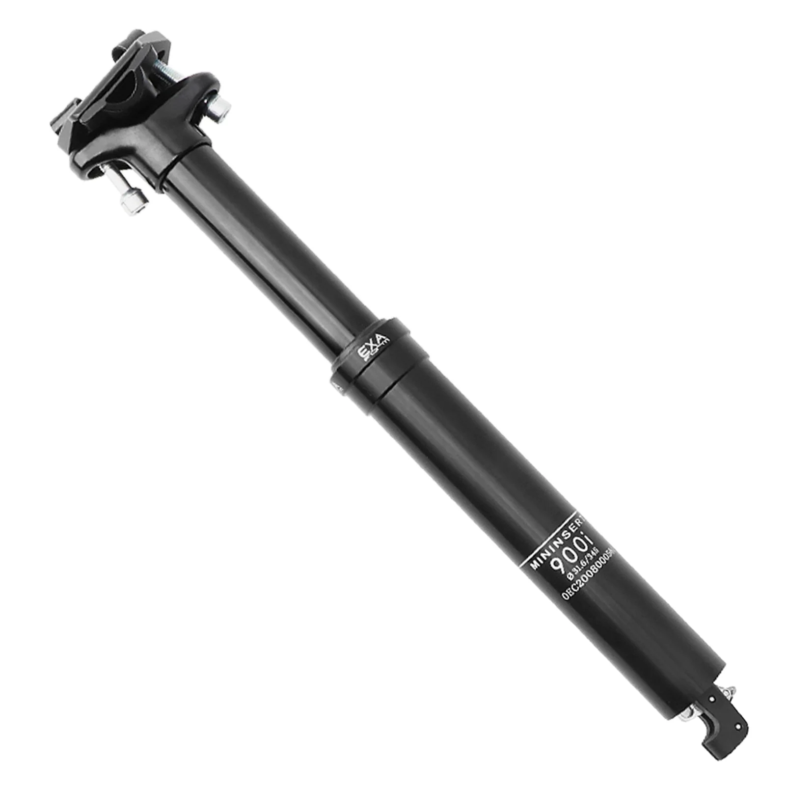 EXAFORM 30.9mm/31.6mm Mountain Bike Seatpost with Adjustable Height MTB Cable Controlled Hydraulic Seatpost Remote Internal Inner Cable Routing Seat Post