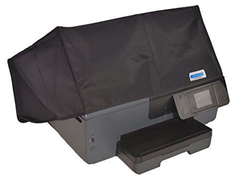 Comp Bind Technology Printer Dust Cover for HP OfficeJet Pro 8035 All-in-One Wireless Printer. Black Nylon Anti-Static Dust and Waterproof Cover Dimensions 18.2''W x 13.4''D x 9.2''H