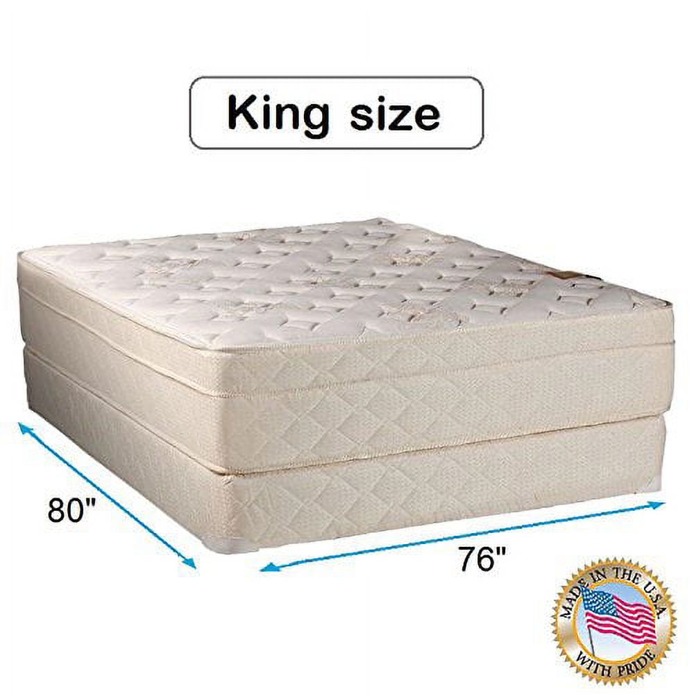 Beverly Hills Firm Foam Encased Eurotop (Pillow Top) Mattress and Box spring set (King 76