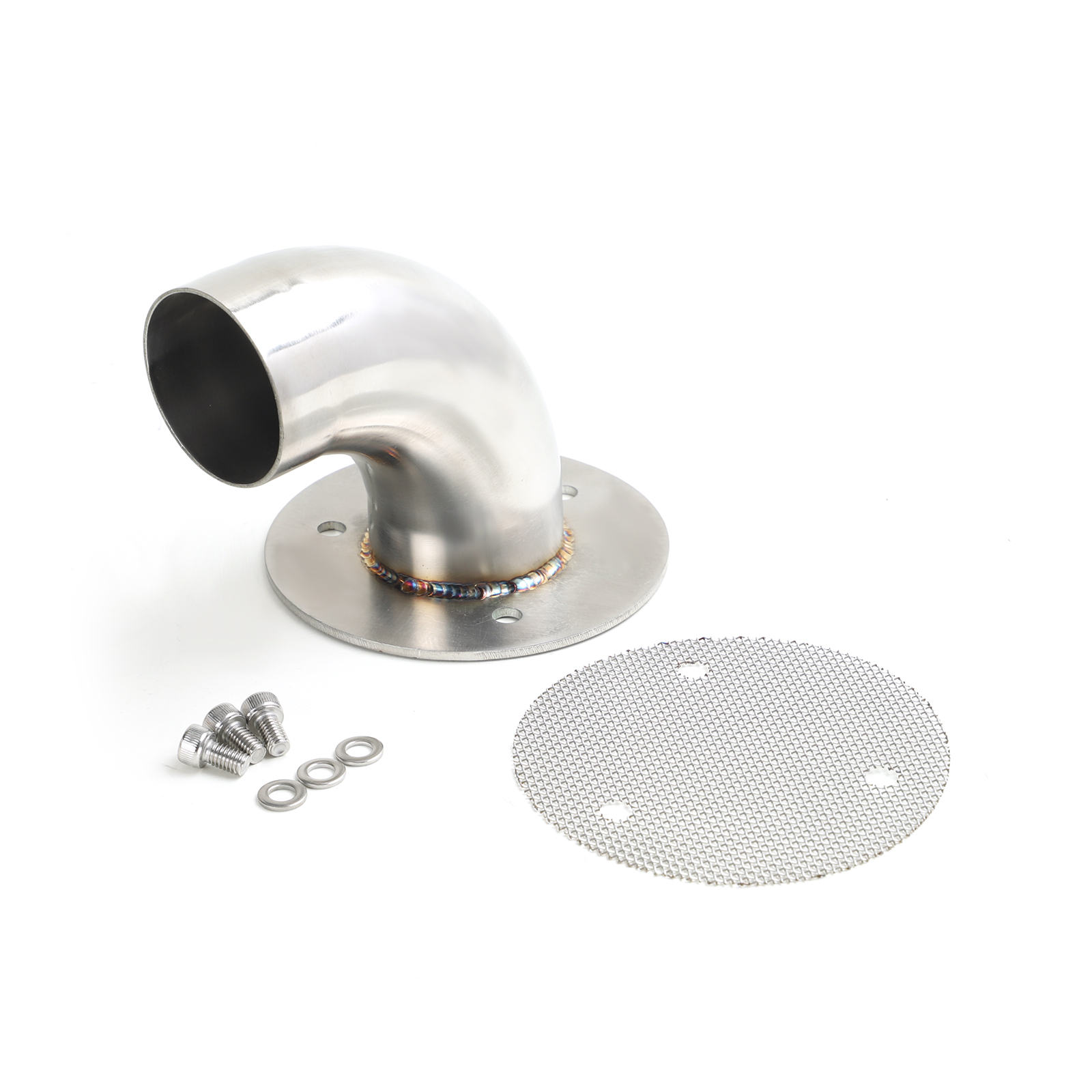 90° Bend Exhaust Tip for Honda UTV Pioneer SXS M2 M3 700 1000 2017-2021 Stainless