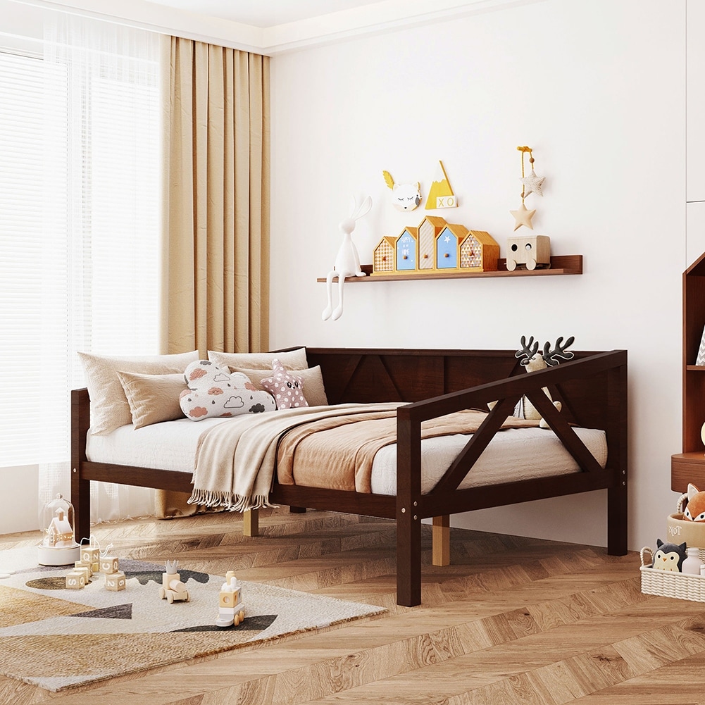 Modern Multifunctional Elegant design Full size Daybed Espresso