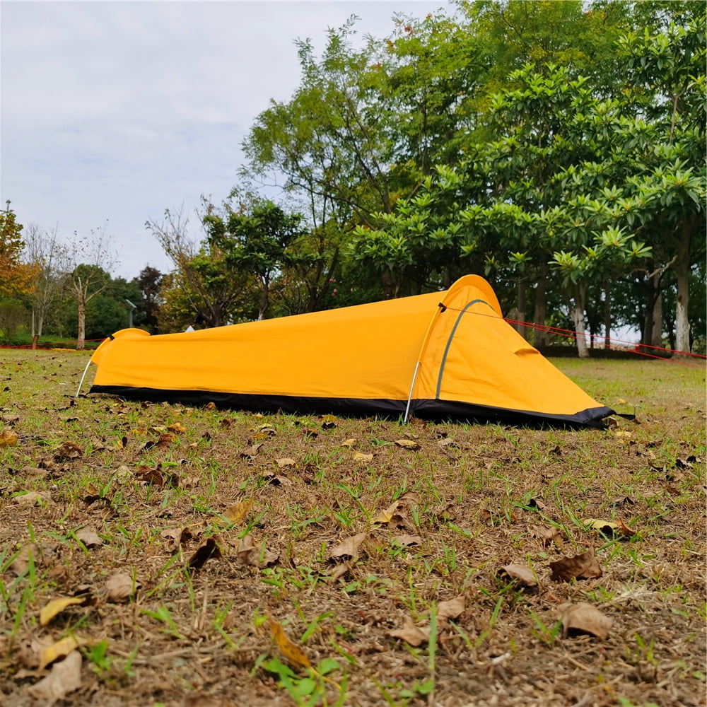 Yabuy Backpacking Tent Camping Sleeping Bag Tent Lightweight Single Person Tent