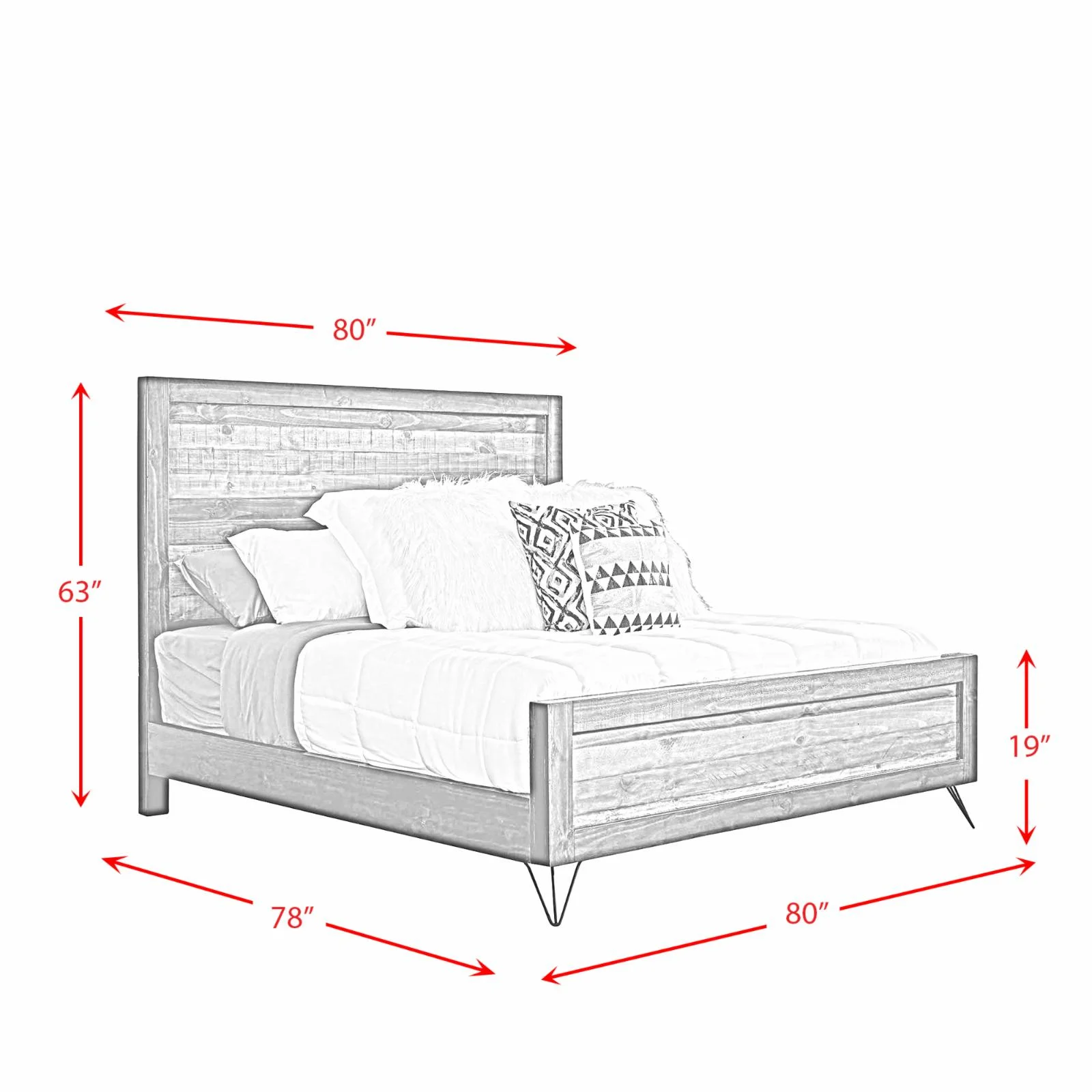 Picket House Furnishings Crow 65