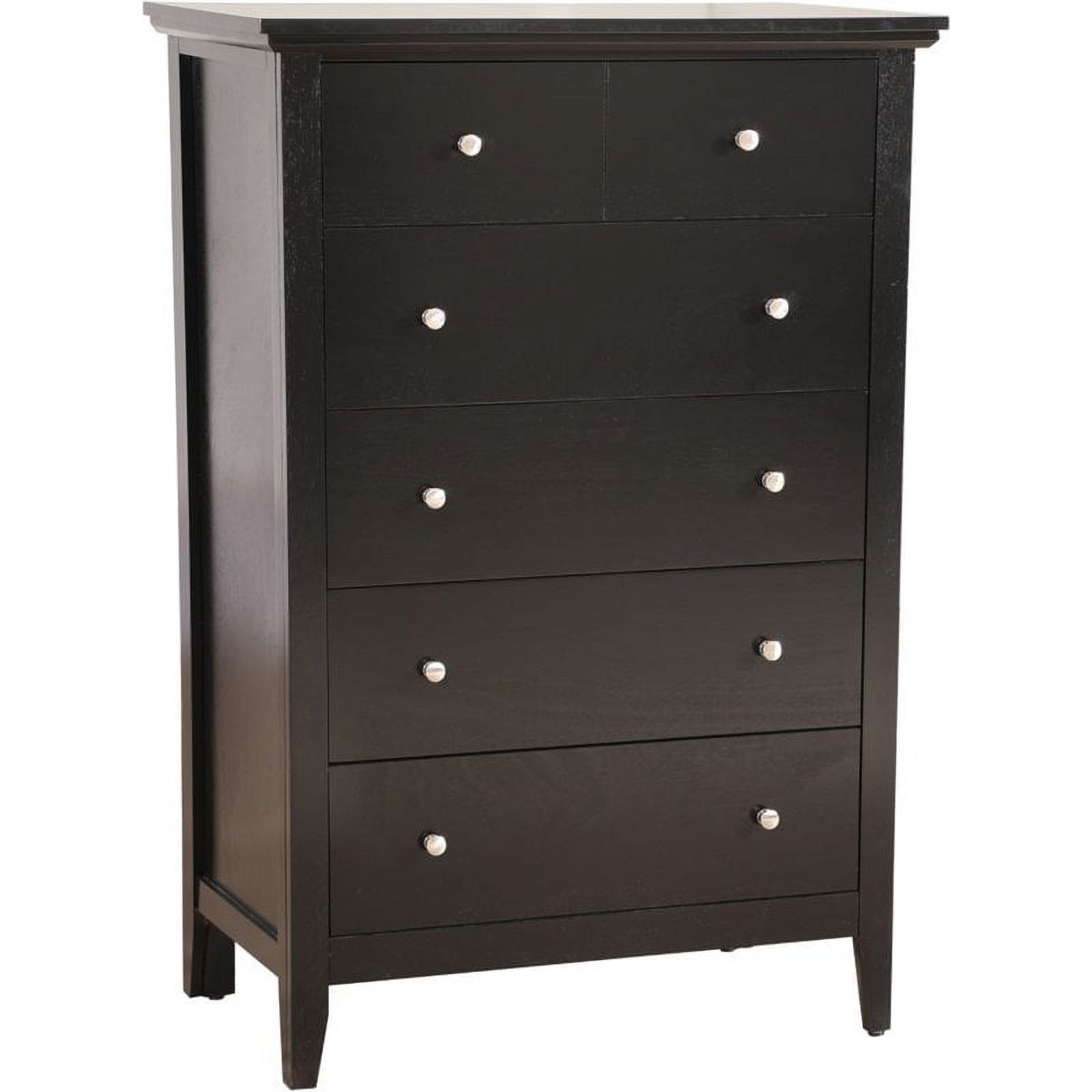 Home Square 3-Piece Set with Full Bed 5-Drawer Chest and 3-Drawer Nightstand