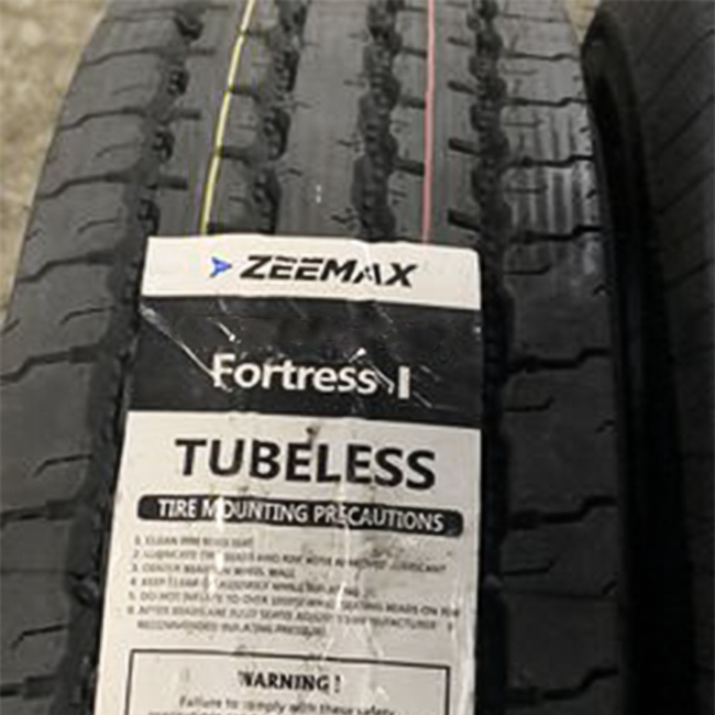 Zeemax Fortress I All Steel ST 235/80R16 132/127L Load G 14 Ply Trailer Tire