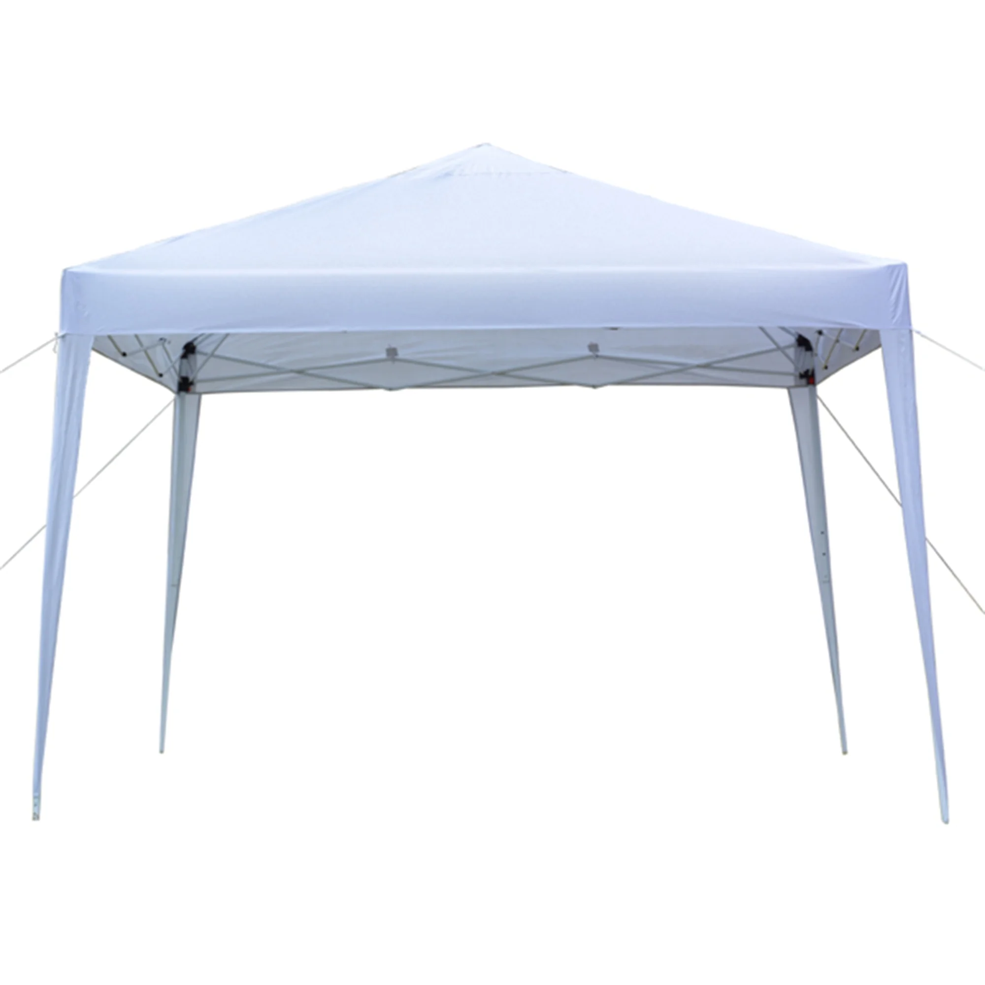10'x10'Outdoor Portable Lightweight Folding Instant Pop Up Gazebo Canopy Shade Tent w/Adjustable Height, Wind Vent, Carrying Bag - White