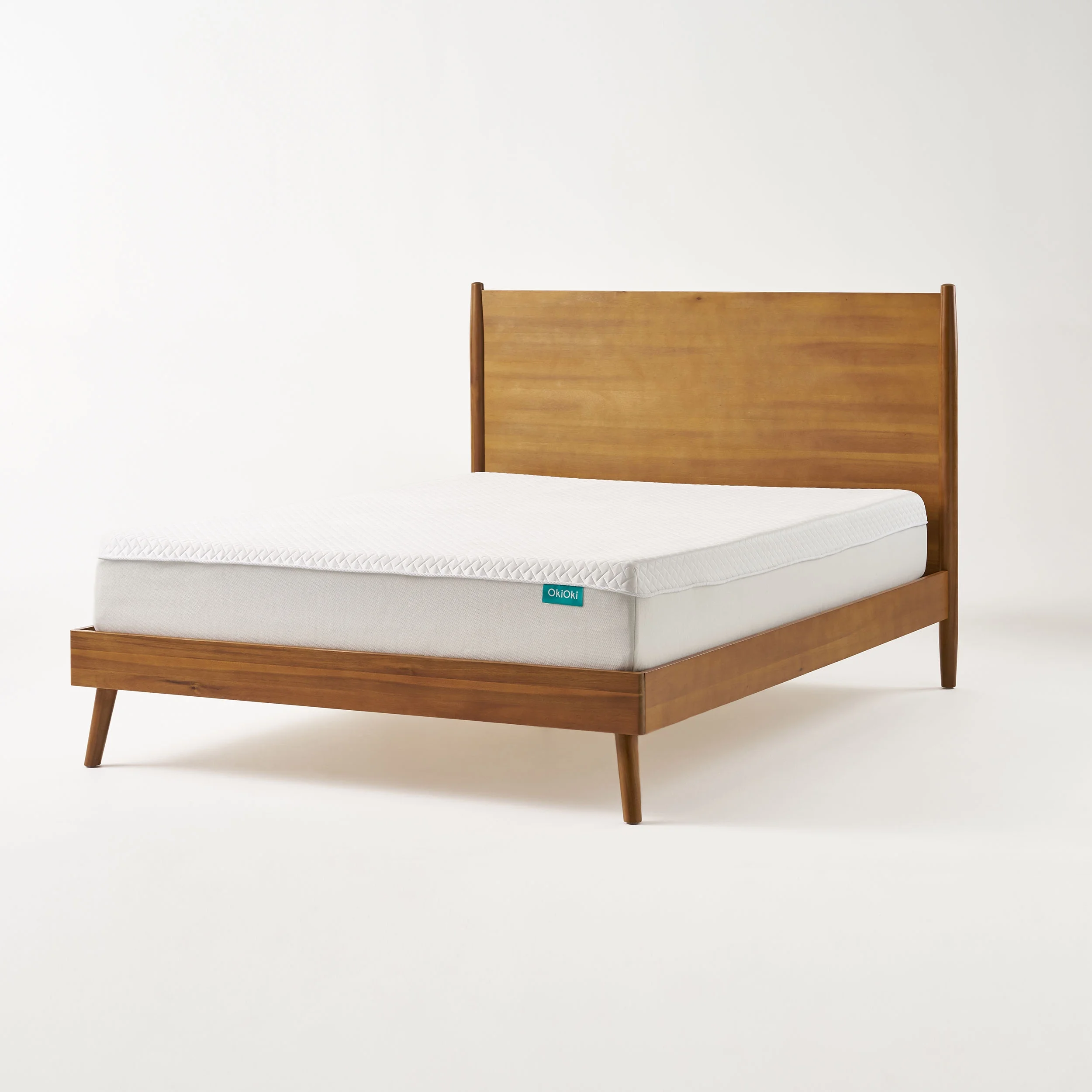 GDF Studio OkiOki Mid Century Bedroom Collection, Natural 5 Drawer King