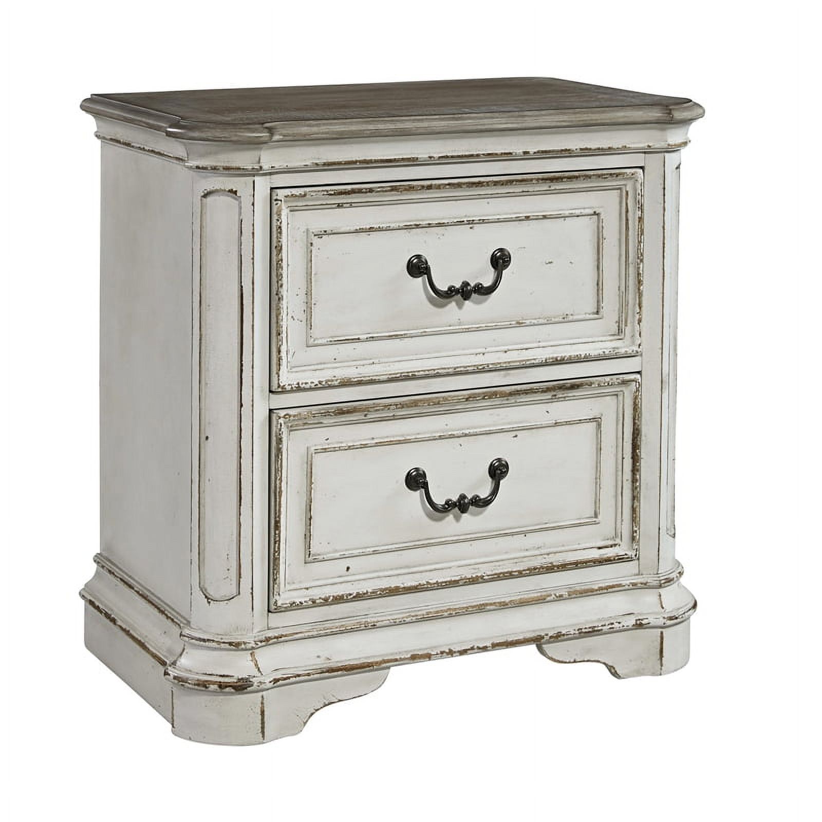 3 Piece Rustic Farmhouse Set Chest with Nightstand and Bench