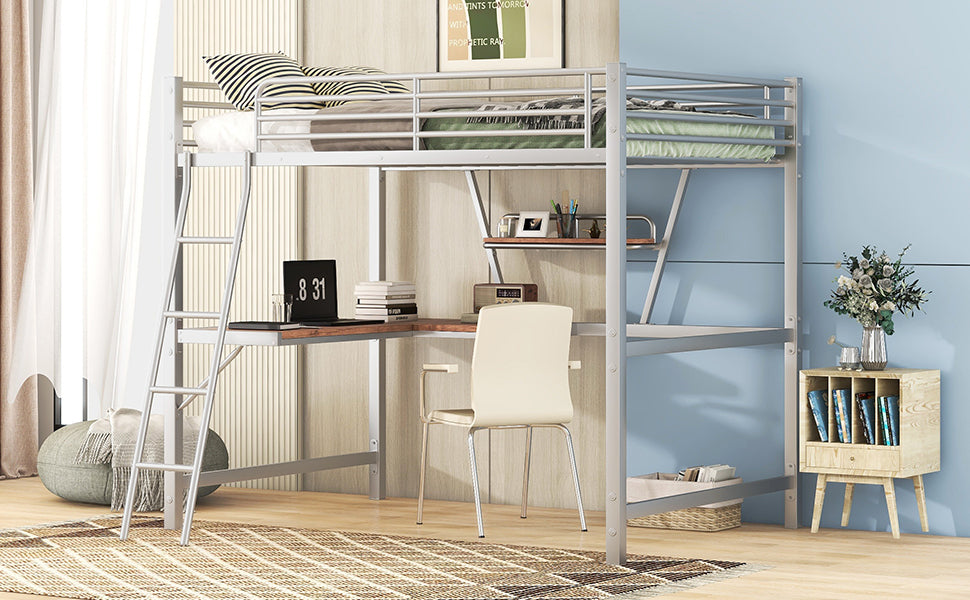 Silver Sky Loft Bed