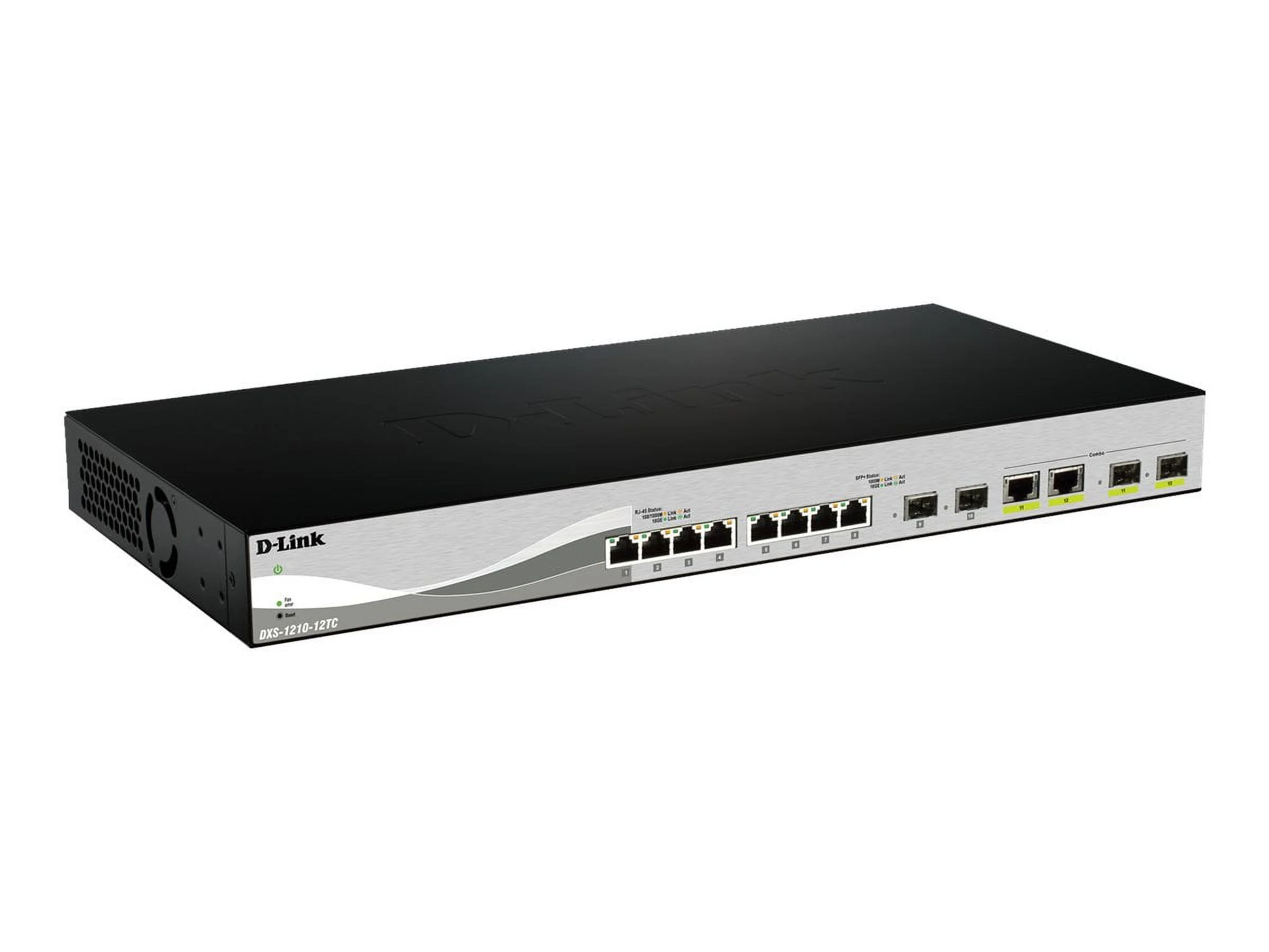 D-Link Web Smart DXS-1210-12TC - switch - 12 ports - managed - rack-mountable