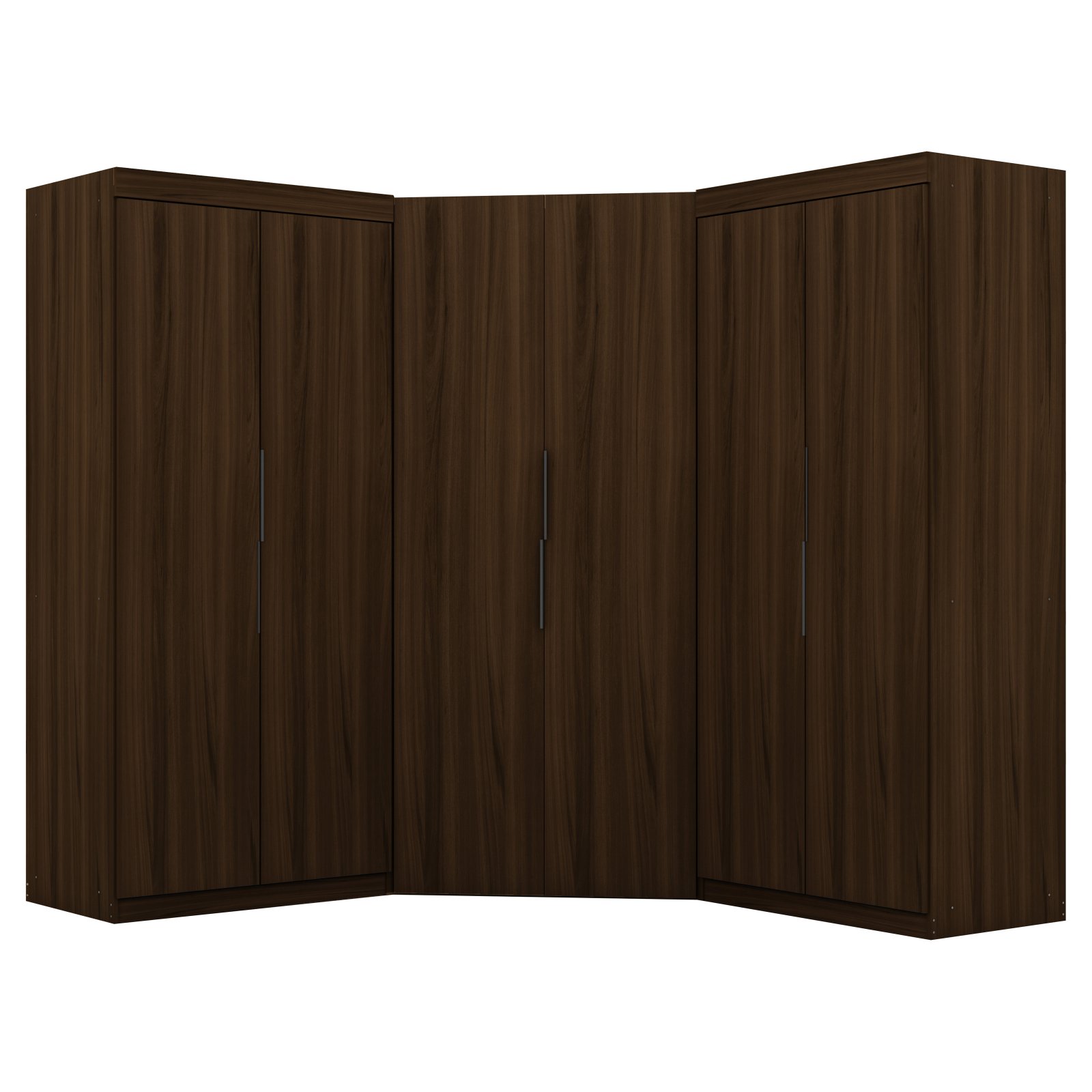 Manhattan Comfort Mulberry 4 Drawer Corner Wardrobe