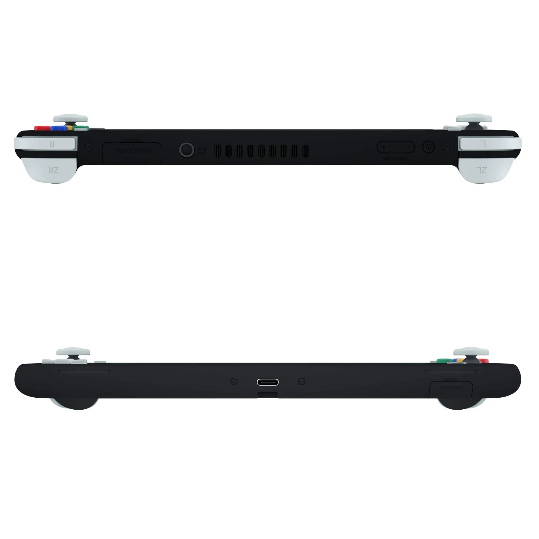 eXtremeRate Soft Touch Black DIY Replacement Shell for Nintendo Switch Lite, NSL Handheld Controller Housing w/Screen Protector, Custom Case Cover for Nintendo Switch Lite