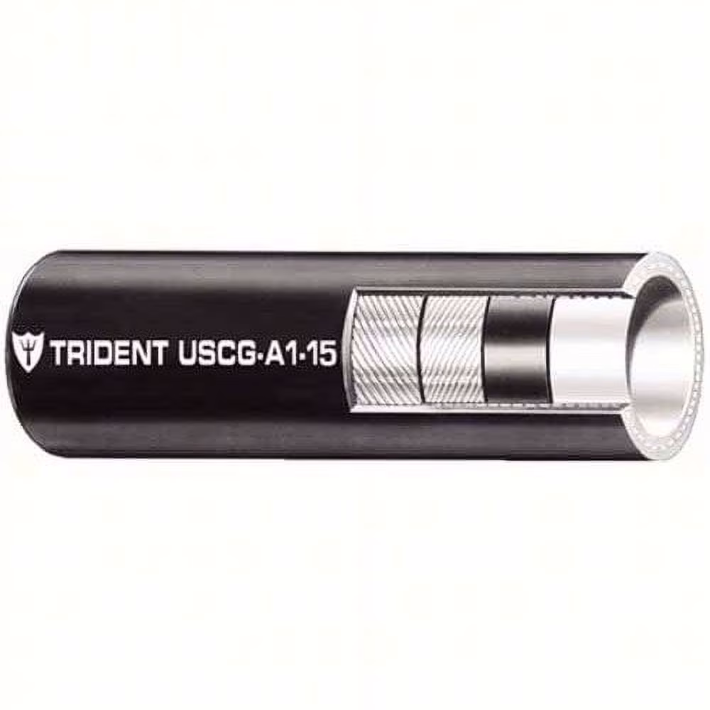 Trident Type A1-15 & A1-10 Barrier Lined Fuel Marine Hose with 100# Working Pressure