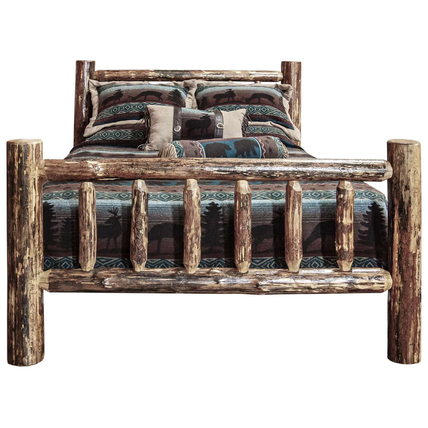 Glacier Country Collection Full Log Bed