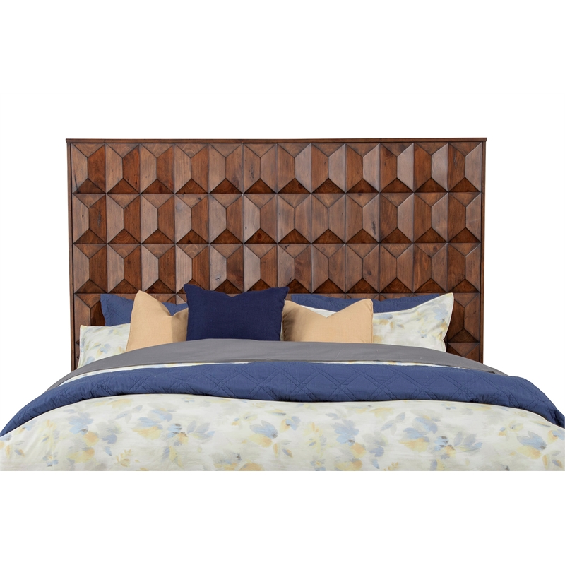 Home Square 2-Piece Set with Trig Standard King Headboard & 2 Drawer Nightstand