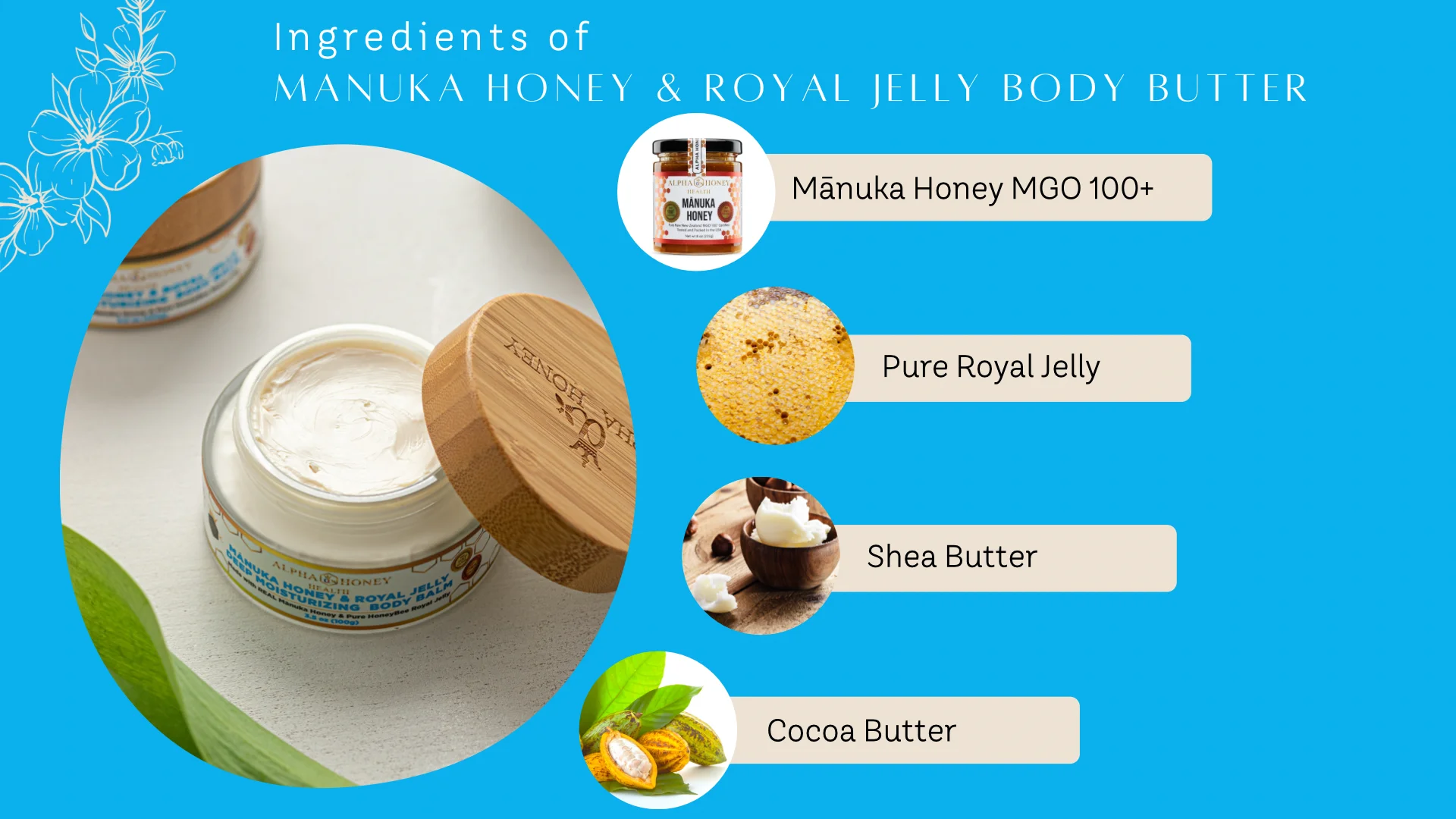 Manuka Beauty Face Wash and Manuka Honey & Royal Jelly Face Cream Serum and Body Butter