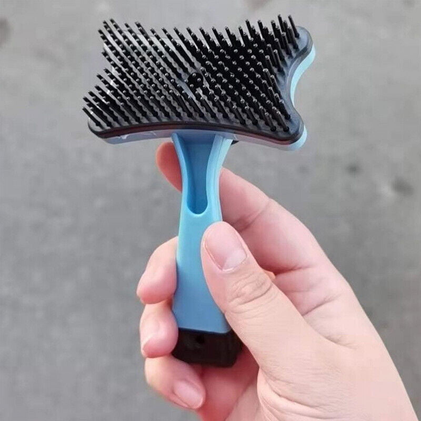 Pet Hair Remover Dog Cat Comb Grooming Massage Deshedding Self Cleaning Brush Ḿ