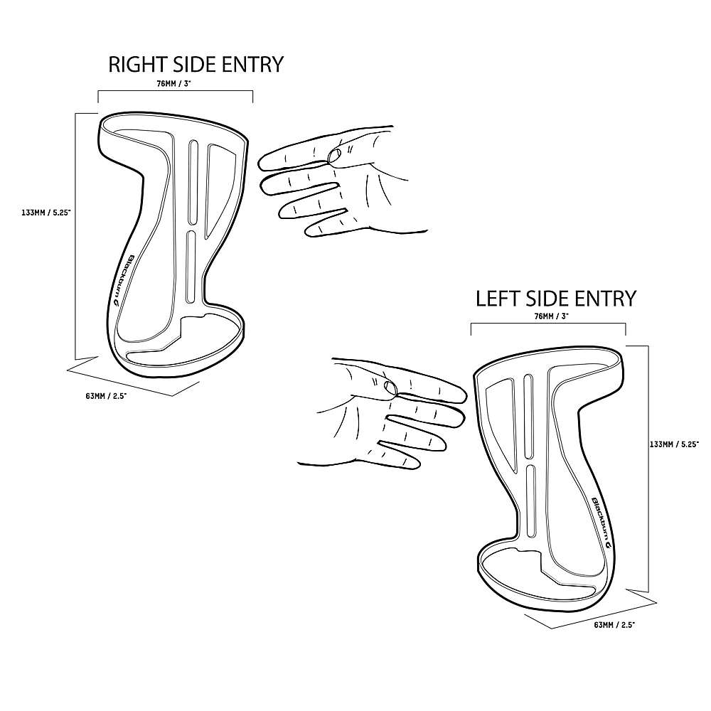 Blackburn Clutch Carbon Side Entry Cage - Right