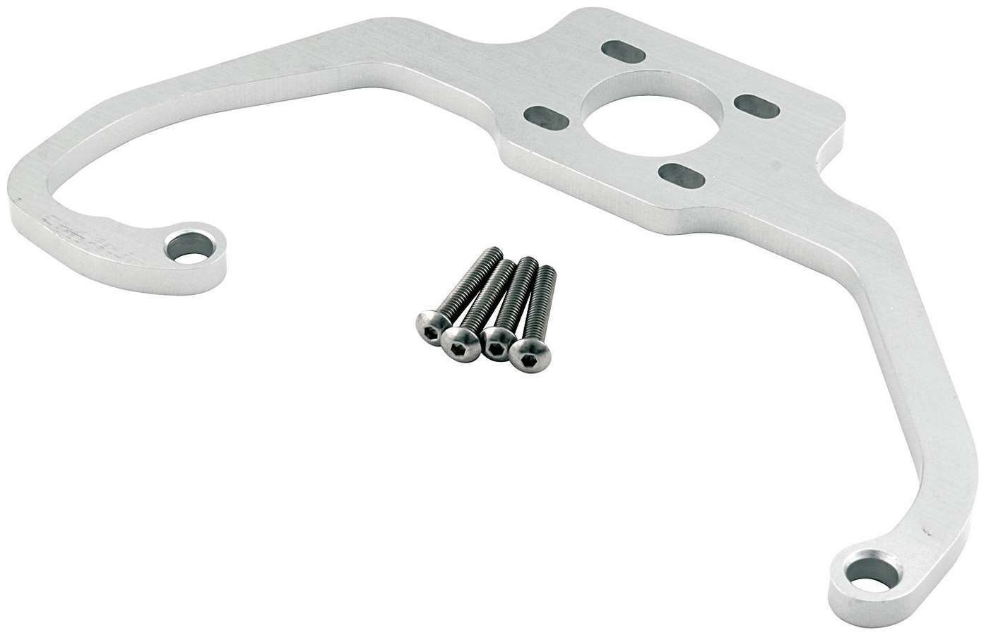 Allstar Performance  Silver Mallory Fuel Regulator Bracket for Holley 4150 Carb
