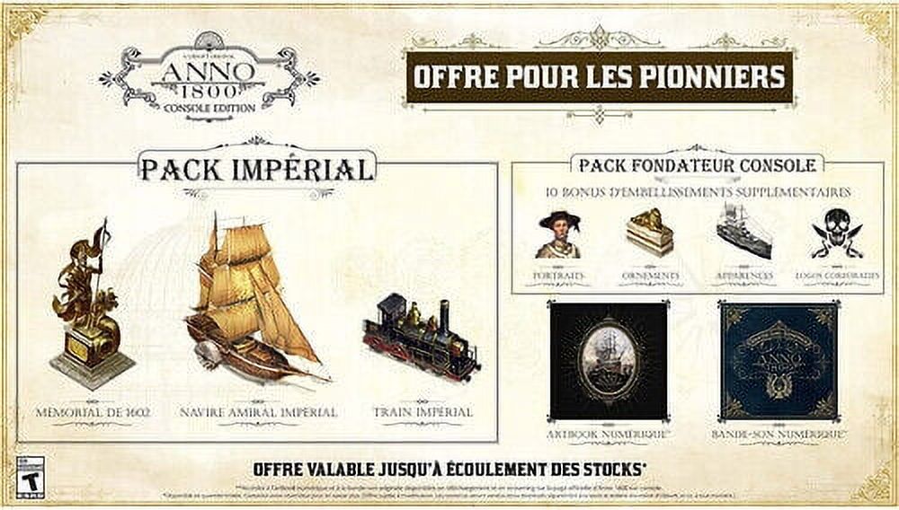 Anno 1800 Day 1 Edition for PlayStation 5 [New Video Game] Playstation 5