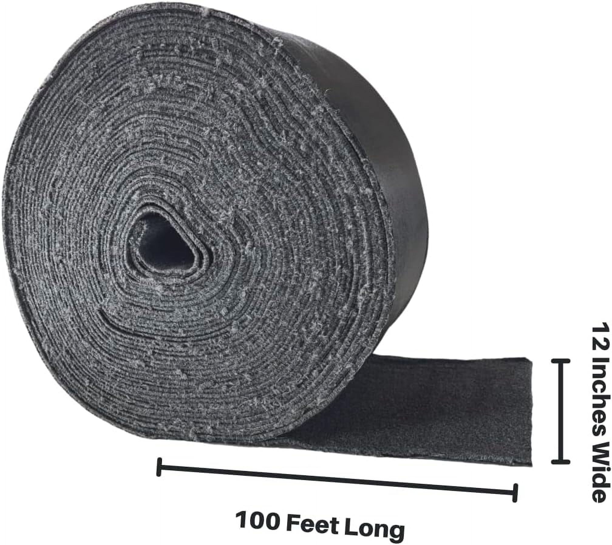 Boat Trailer Bunk Carpet, Trailer Guide Carpet, Marine Carpet, Boat Carpet, Bunk Padding, (Midnight Grey, 20oz 12