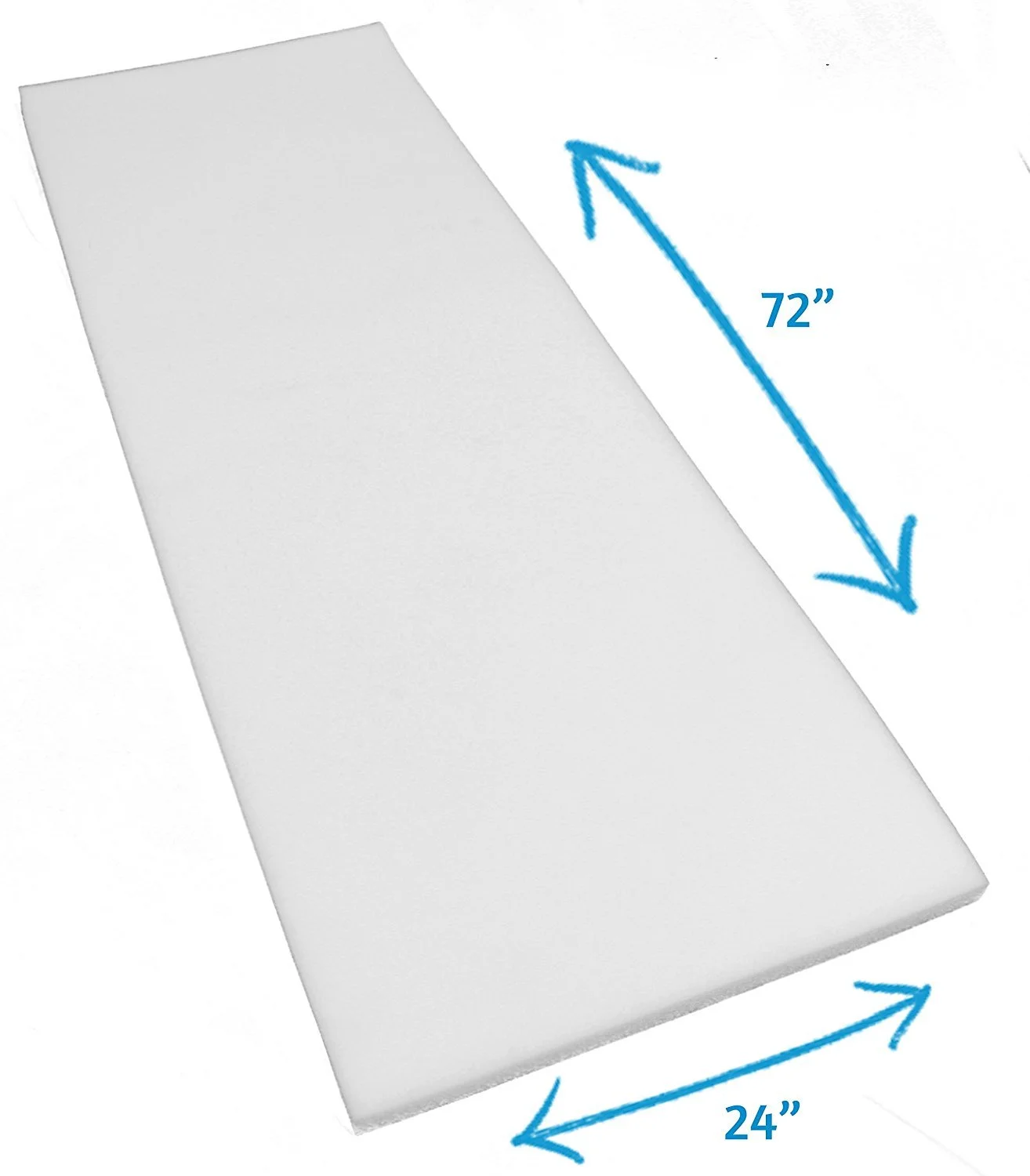 AK TRADING CO. High Density Upholstery Foam Cushion, Polyurethane Foam Sheet - Made in USA - 5