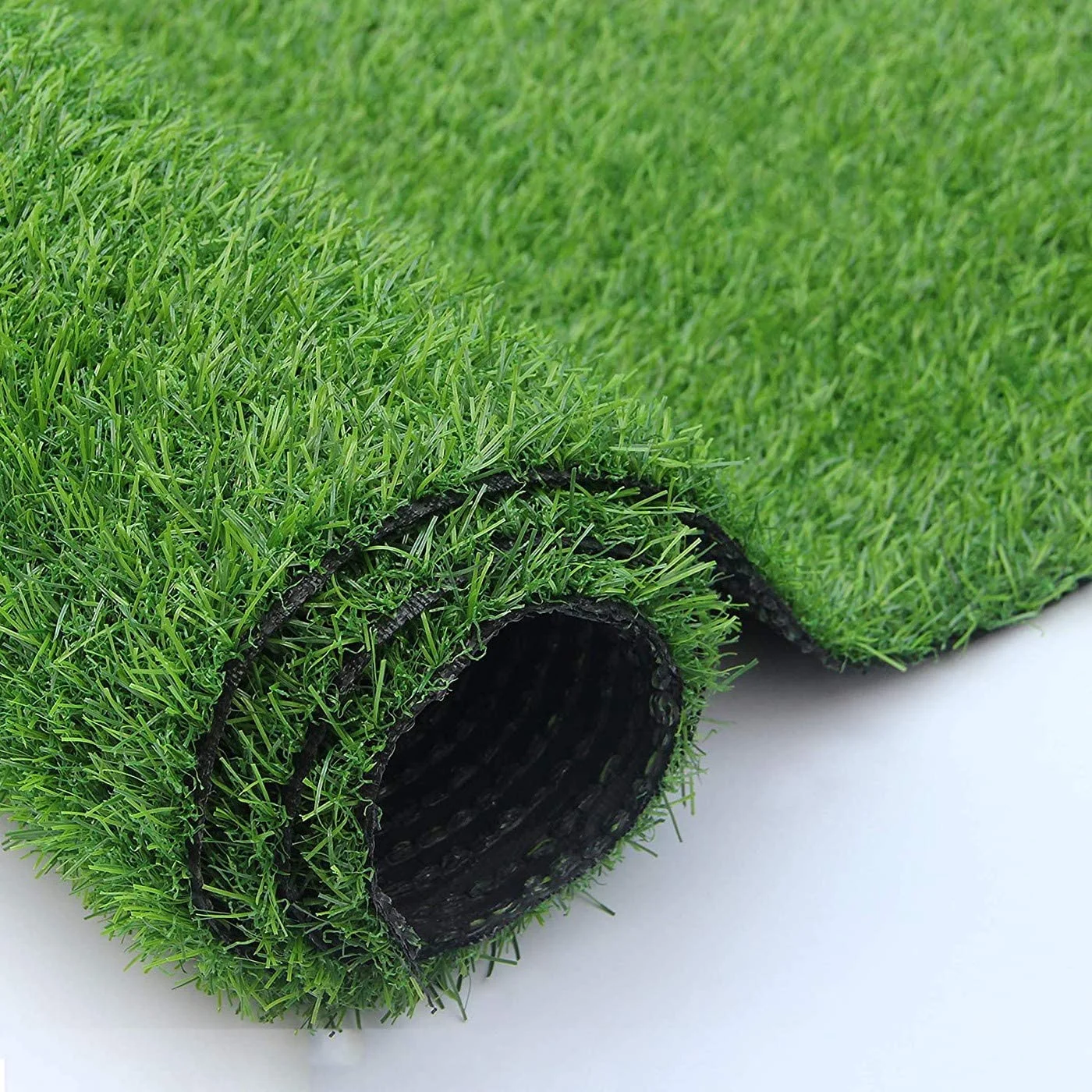 Goasis Lawn Artificial Grass Turf 5x100ft,18mm Pile Height Customized Sizes Green Artificial Grass Rug for Indoor/Outdoor Garden Lawn
