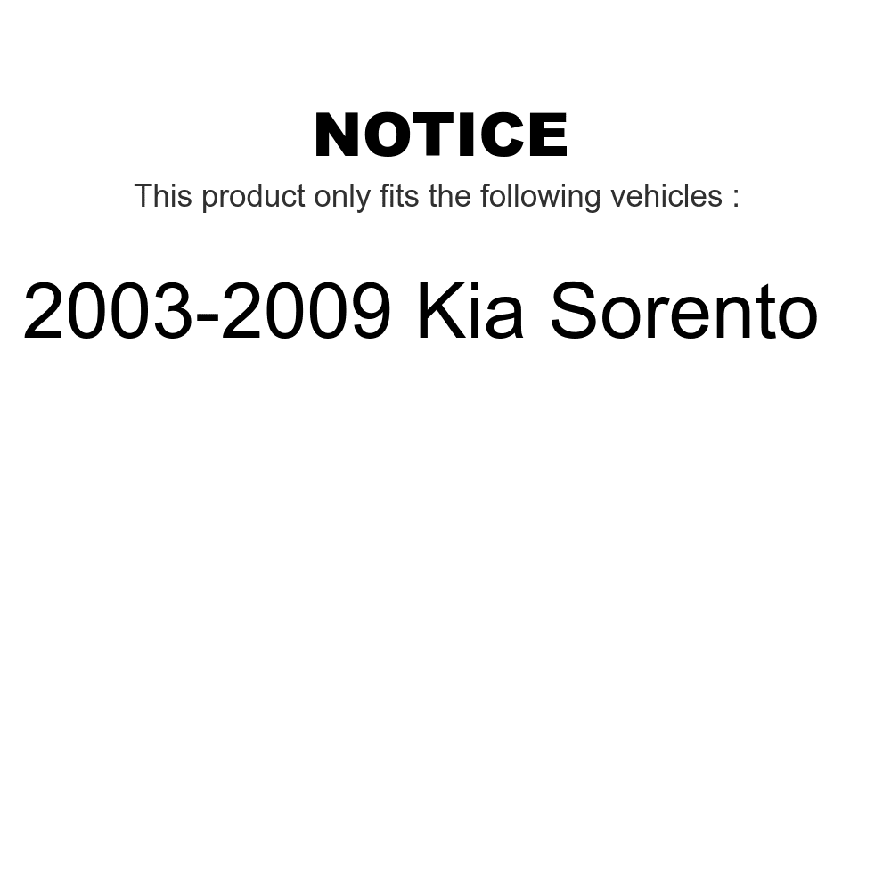 Transit Auto - Front Wheel Bearing And Tie Rod End Kit For 2003-2009 Kia Sorento K7T-100157