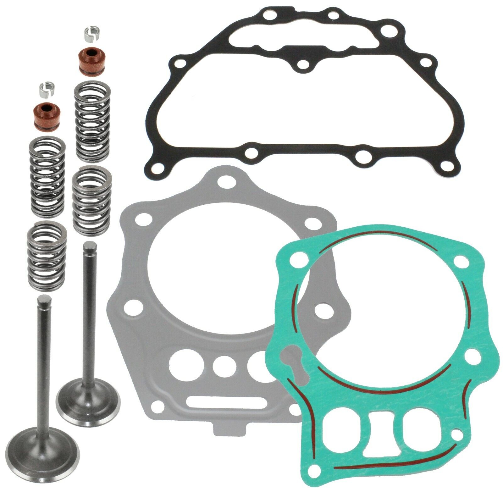 Cylinder Intake Exhaust Valve Kit for Honda TRX500FM Foreman 500 S 2005-2011