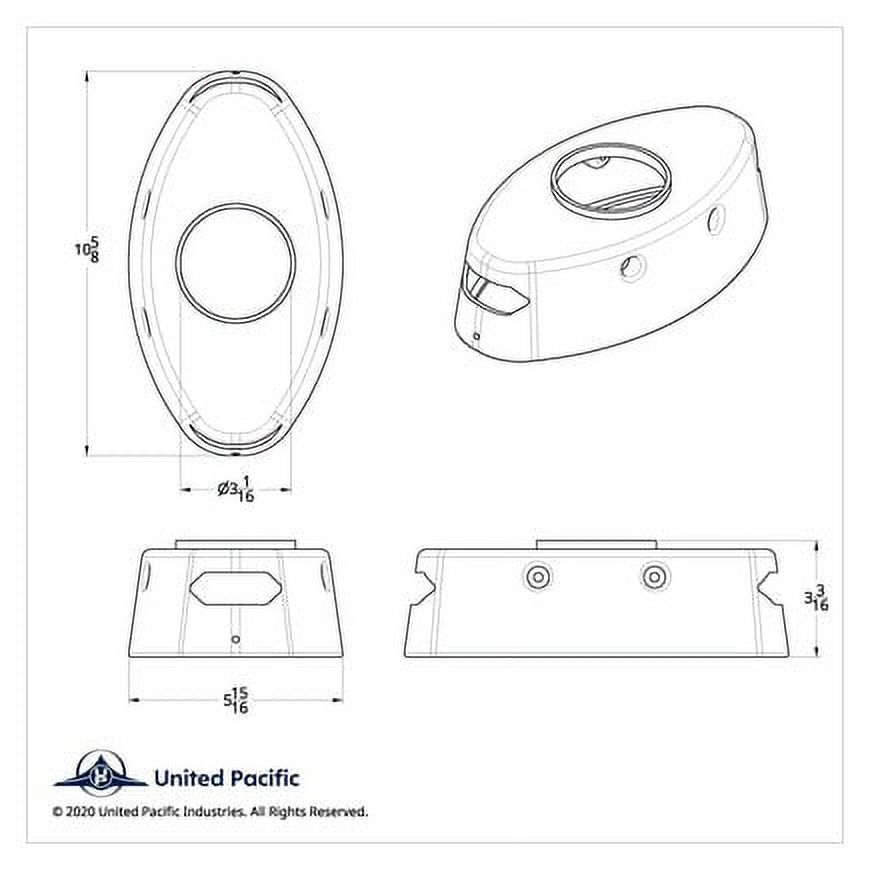 United Pacific 40902 Steering Column Cover   Upper, For Kenworth