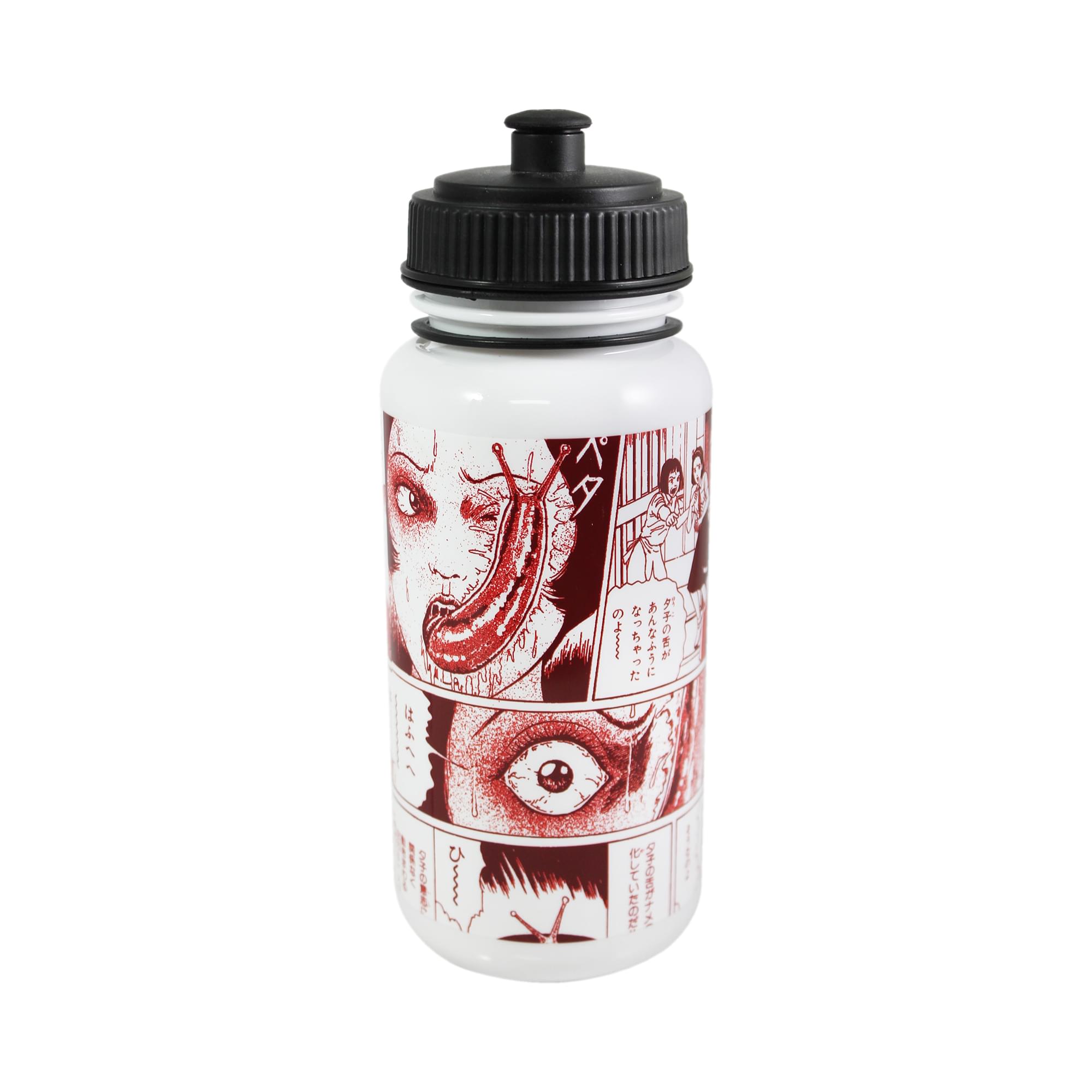 Official Licensed Junji Ito Plastic Collection Slug Girl Water Bottle for Outdoor Activities, 28 Oz