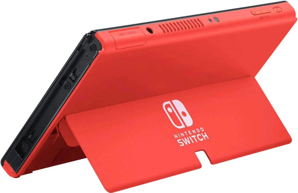 Nintendo Switch OLED Model Mario Red Edition Console Classics Bundle: Mario Kart 8 Deluxe, Mario 3D World + Bowser's Fury, Mario Bros. U, Mario RPG, Mytrix Accessories -JP Version Region Free