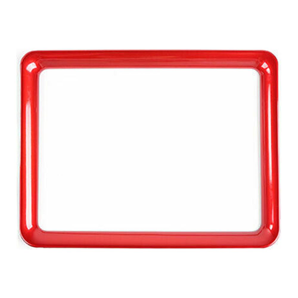 Teledu Inner Dashboard Navigation Screen Frame Trim Cover 15+ Red