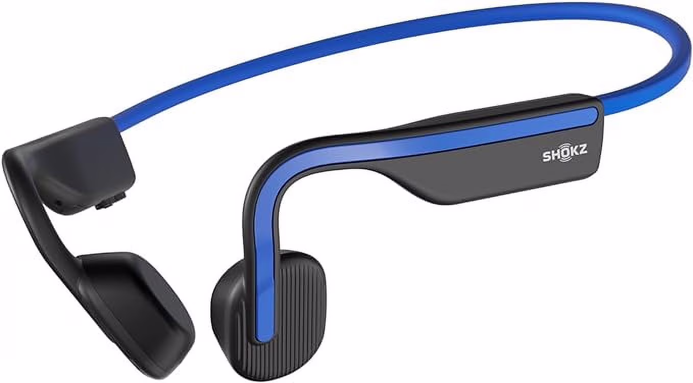 Open Box SHOKZ AfterShokz OpenMove - Open-Ear Bluetooth Sport Headphones S661 - Blue