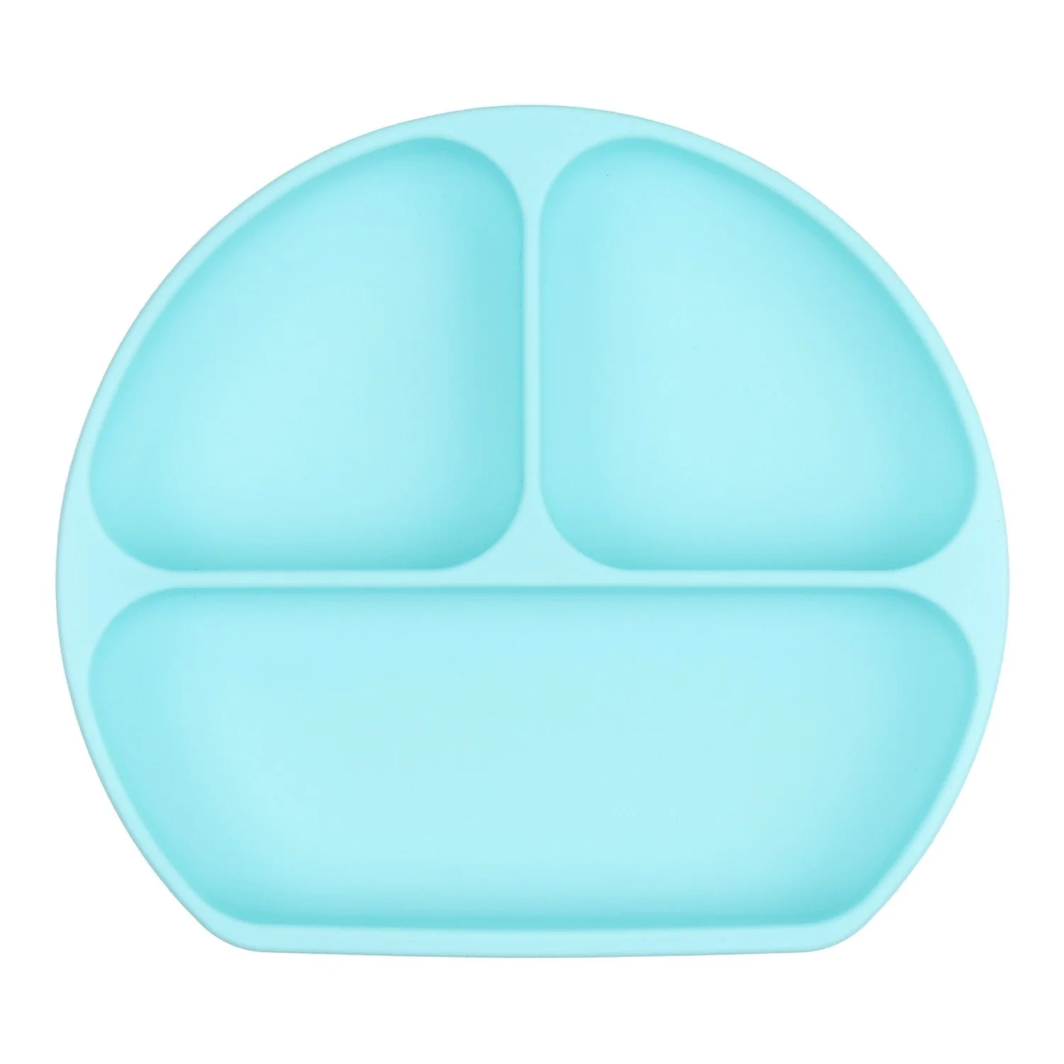 Bumkins Baby Silicone Grip Dish: Blue