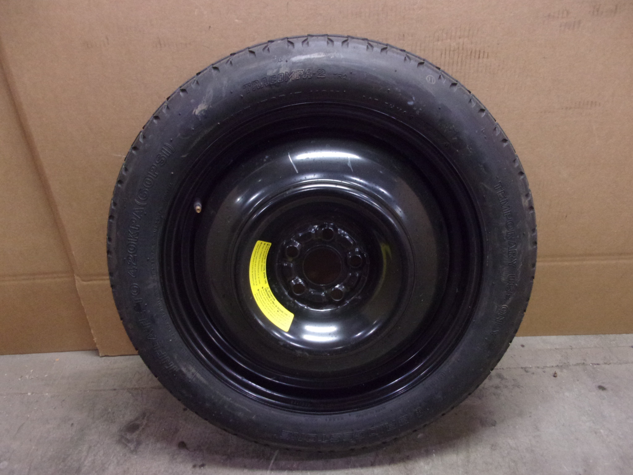 Pre-Owned 2009-2013 Subaru Forester 17x4 Steel Wheel T155/70D17 Compact Spare Tire OEM (Good)