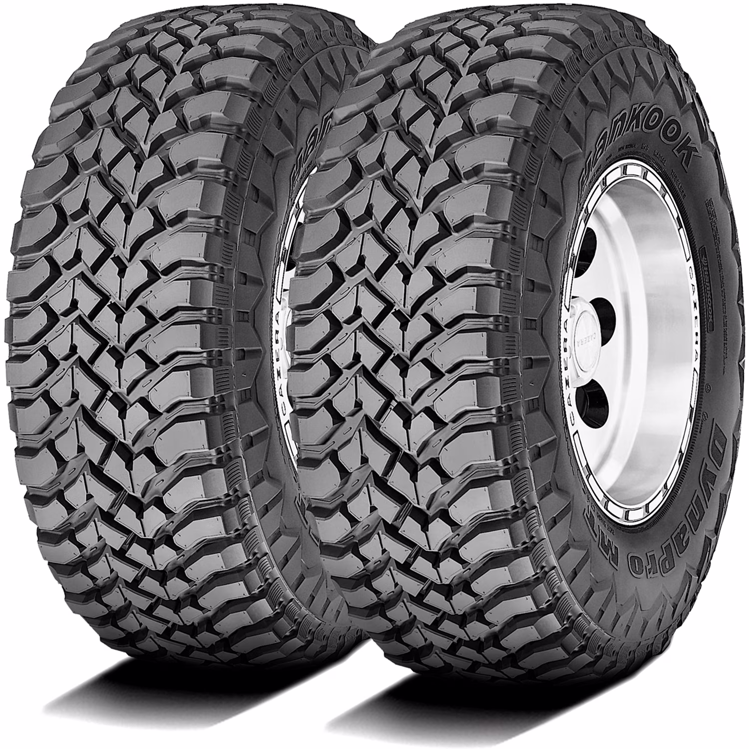 Pair of 2 (TWO) Hankook Dynapro MT LT 35X12.50R17 Load E (10 Ply) MT M/T Mud Tires