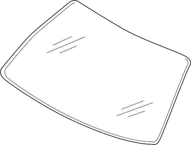 New Genuine Audi S3 Rear Windshield Glass Assembly (2022) OE 8Y0845099ENVB