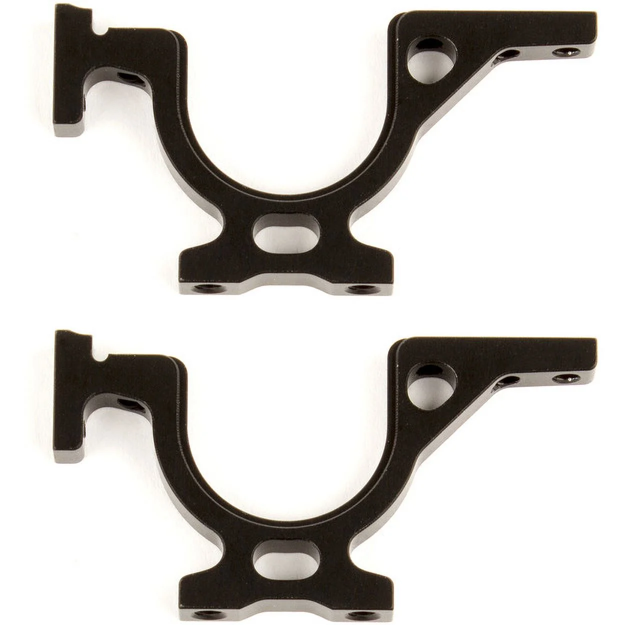 Associated 31800 TC7.2 Bulkheads black aluminum