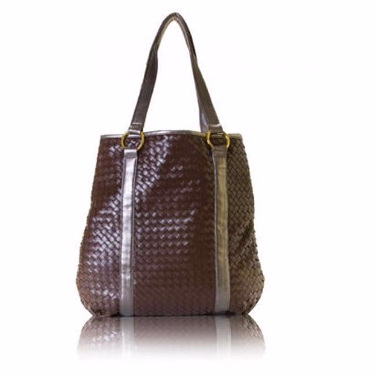 zen3 400b Lotus Woven Brown Fashion Bag