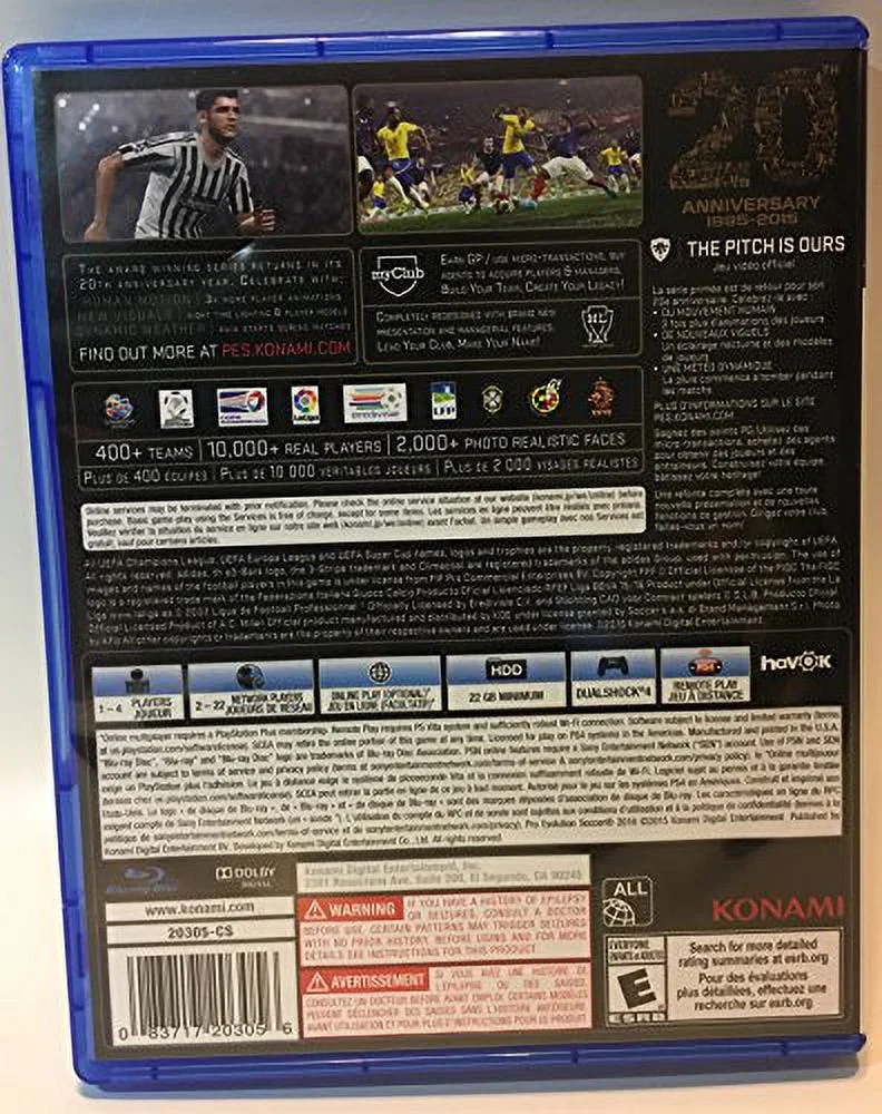Pro Evolution Soccer 2016 - PlayStation 4 Standard Edition