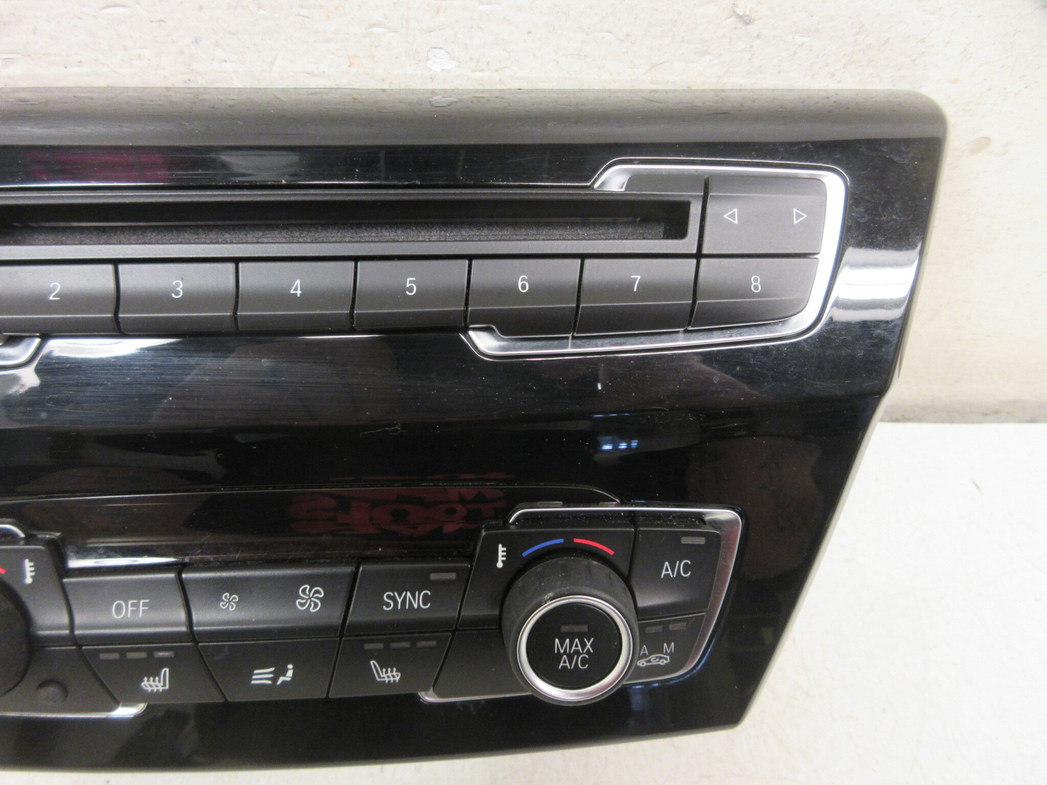 Pre-Owned 16 17 18 BMW X1 Auto Dual AC Heater Climate Temperature Radio Control Panel OEM (Good)